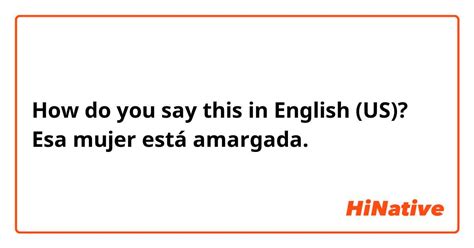 amargada in english